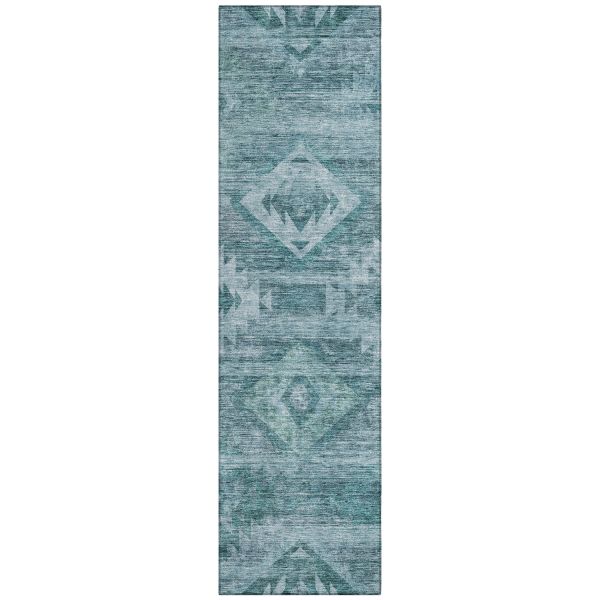 Addison Rugs Chantille Teal 2'3" x 7'6" Runner