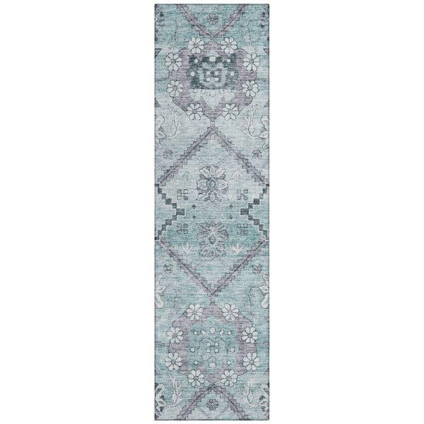 Addison Rugs Chantille Teal 2'3" x 7'6" Runner
