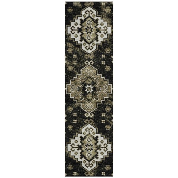 Addison Rugs Chantille Black 2'3" x 7'6" Runner