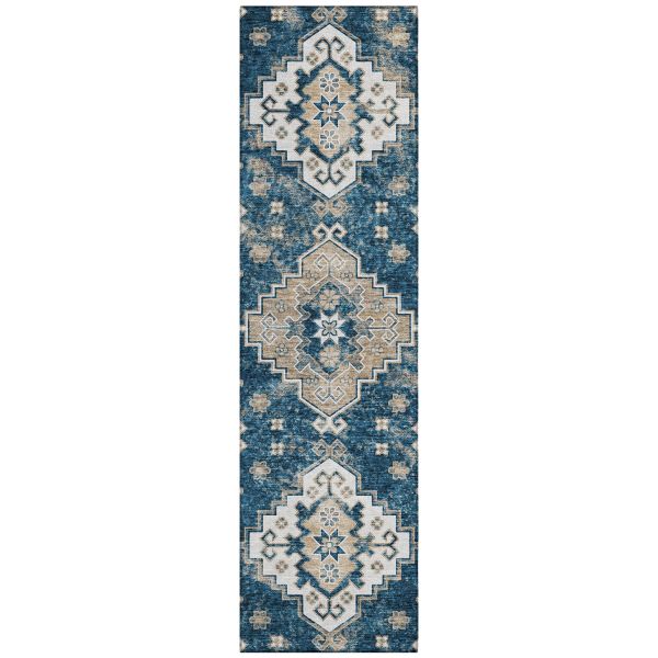 Addison Rugs Chantille Navy 2'3" x 7'6" Runner Collection