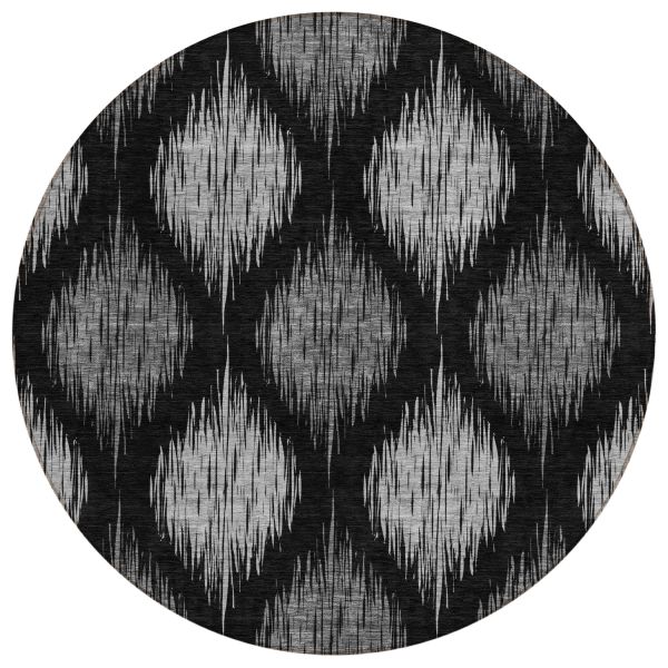 Addison Rugs Chantille Black 8'0" x 8'0" Round