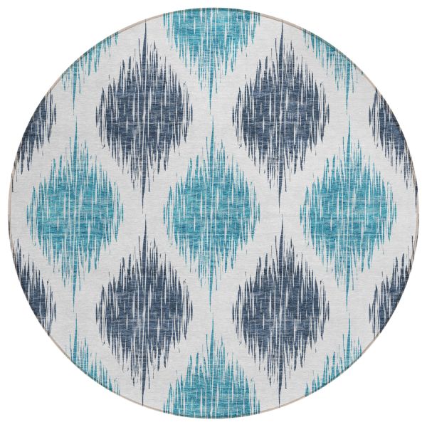 Addison Rugs Chantille Blue 8'0" x 8'0" Round