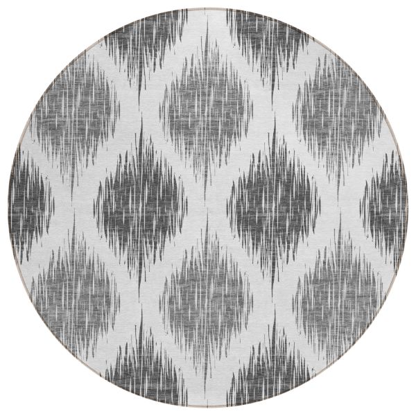 Addison Rugs Chantille Gray 8'0" x 8'0" Round