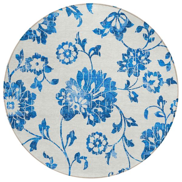 Addison Rugs Chantille White 8'0" x 8'0" Round