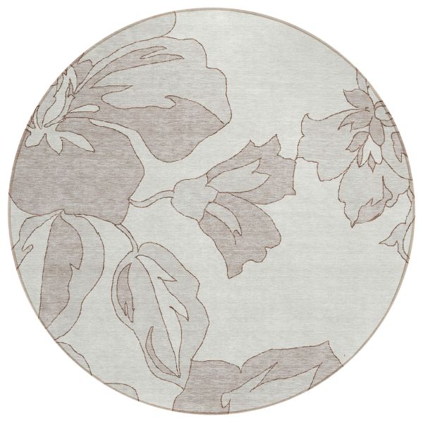 Addison Rugs Chantille Ivory 8'0" x 8'0" Round