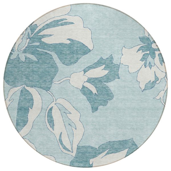 Addison Rugs Chantille Teal 8'0" x 8'0" Round