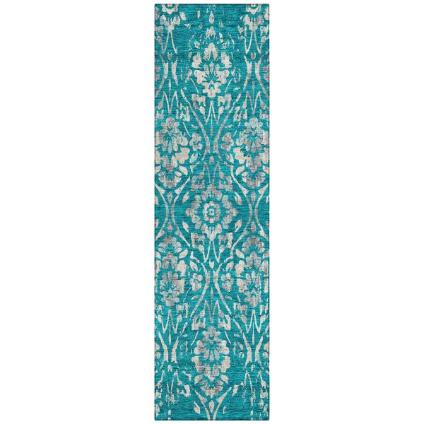 Addison Rugs Chantille Teal 2'3" x 7'6" Runner