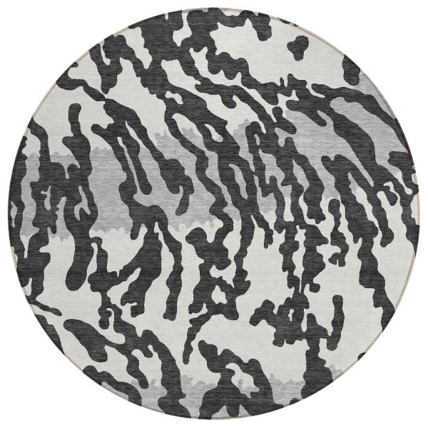 Addison Rugs Chantille Black 8'0" x 8'0" Round