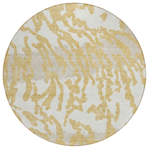 Addison Rugs Chantille Gold 8'0" x 8'0" Round