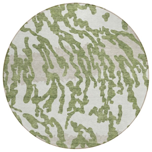 Addison Rugs Chantille Green 8'0" x 8'0" Round