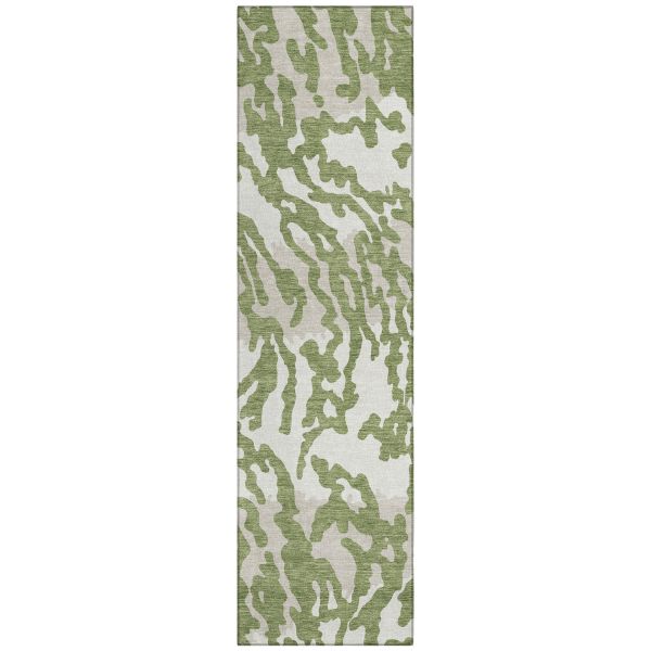 Addison Rugs Chantille Green 2'3" x 7'6" Runner