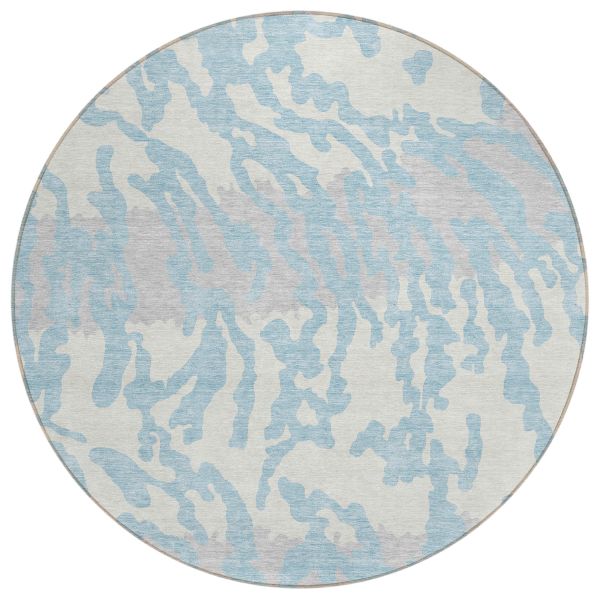 Addison Rugs Chantille Sky 8'0" x 8'0" Round