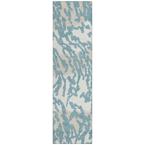 Addison Rugs Chantille Teal 2'3" x 7'6" Runner Collection
