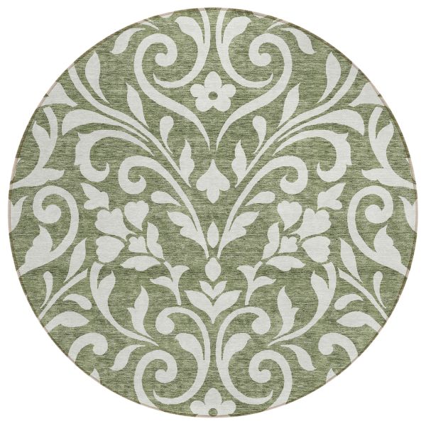 Addison Rugs Chantille Fern 8'0" x 8'0" Round Collection