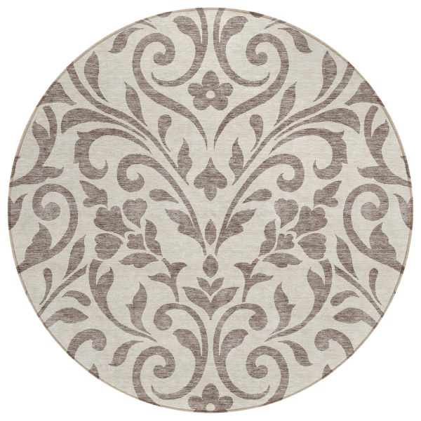 Addison Rugs Chantille Taupe 8'0" x 8'0" Round