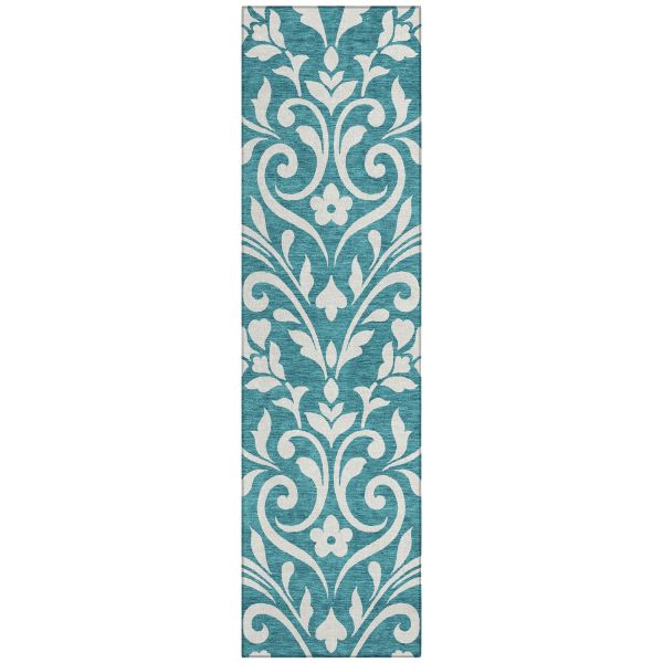 Addison Rugs Chantille Teal 2'3" x 7'6" Runner