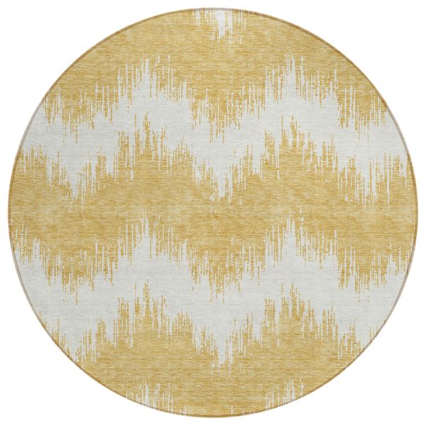 Addison Rugs Chantille Gold 8'0" x 8'0" Round