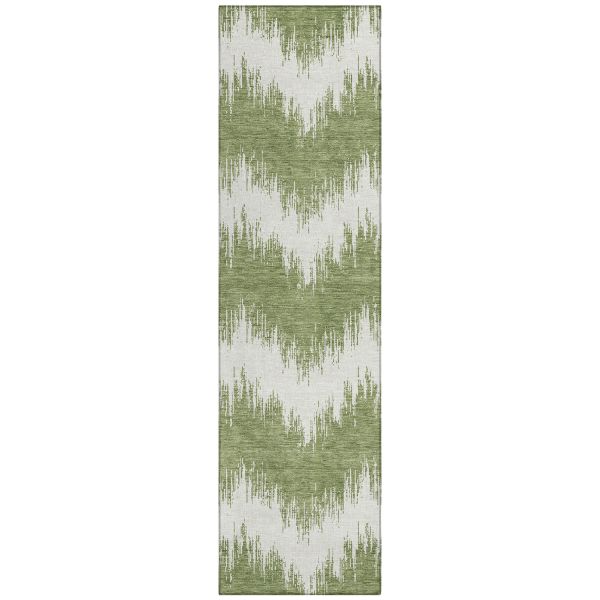 Addison Rugs Chantille Green 2'3" x 7'6" Runner