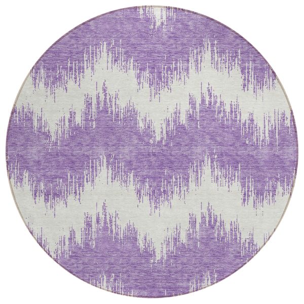 Addison Rugs Chantille Purple 8'0" x 8'0" Round