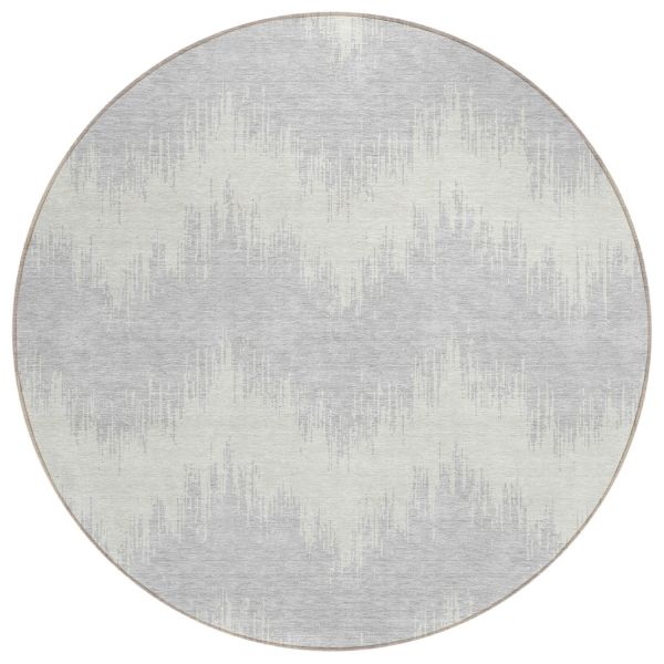 Addison Rugs Chantille Silver 8'0" x 8'0" Round