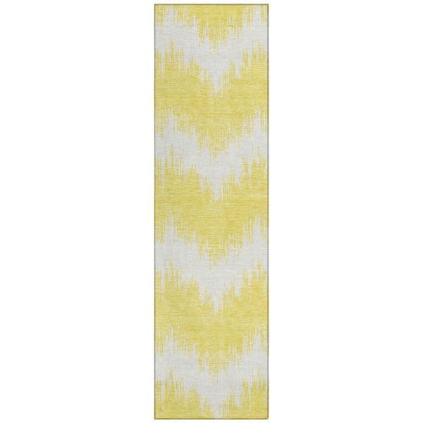 Addison Rugs Chantille Yellow 2'3" x 7'6" Runner