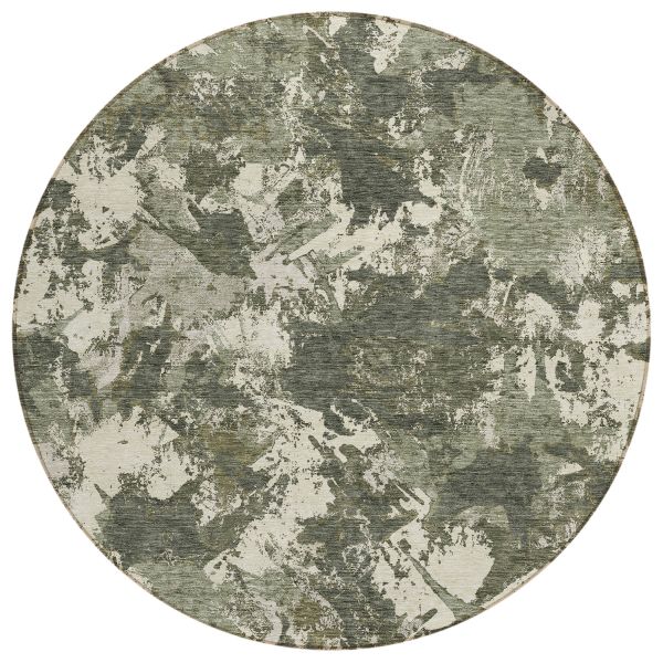 Addison Rugs Chantille Olive 8'0" x 8'0" Round Collection