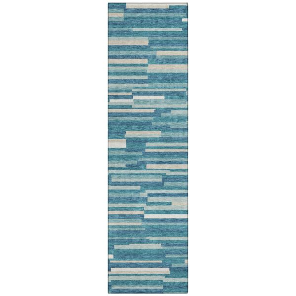 Addison Rugs Chantille Teal 2'3" x 7'6" Runner