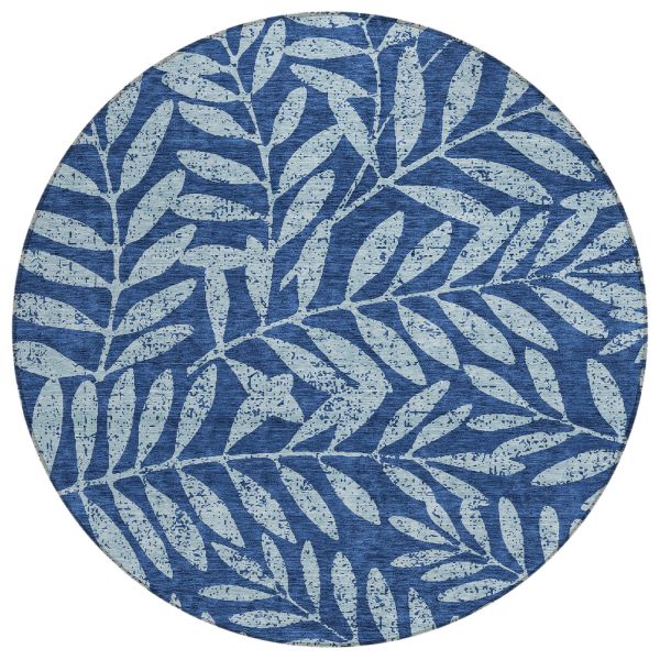 Addison Rugs Chantille Navy 8'0" x 8'0" Round