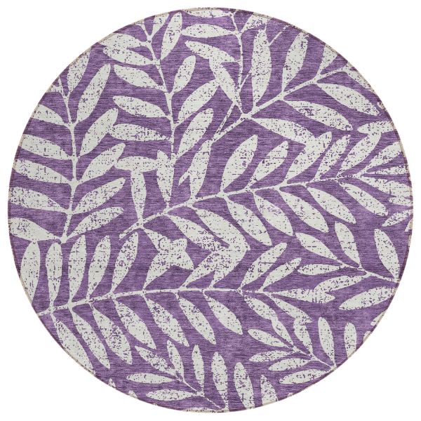 Addison Rugs Chantille Purple 8'0" x 8'0" Round