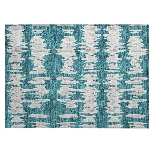 Addison Rugs Chantille Teal 1'8" x 2'6"