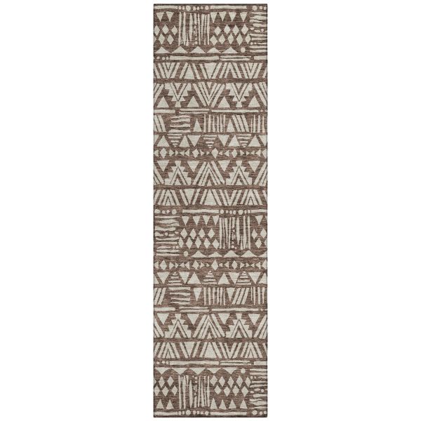 Addison Rugs Chantille Brown 2'3" x 7'6" Runner