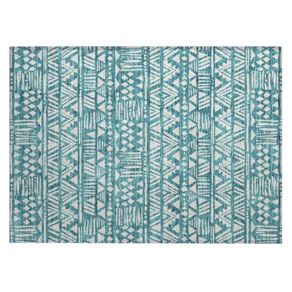 Addison Rugs Chantille Teal 1'8" x 2'6"