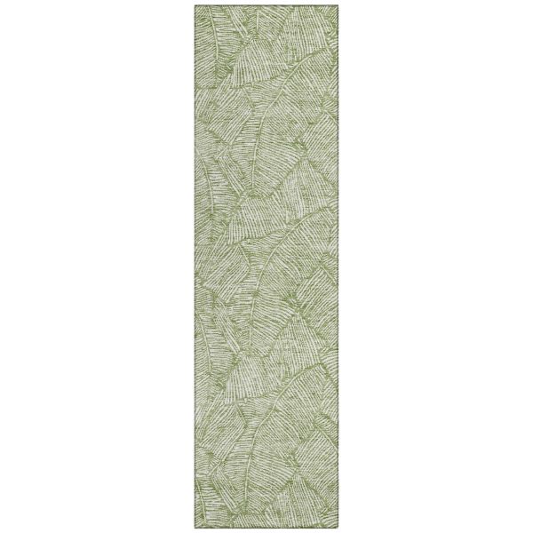 Addison Rugs Chantille Green 2'3" x 7'6" Runner Collection
