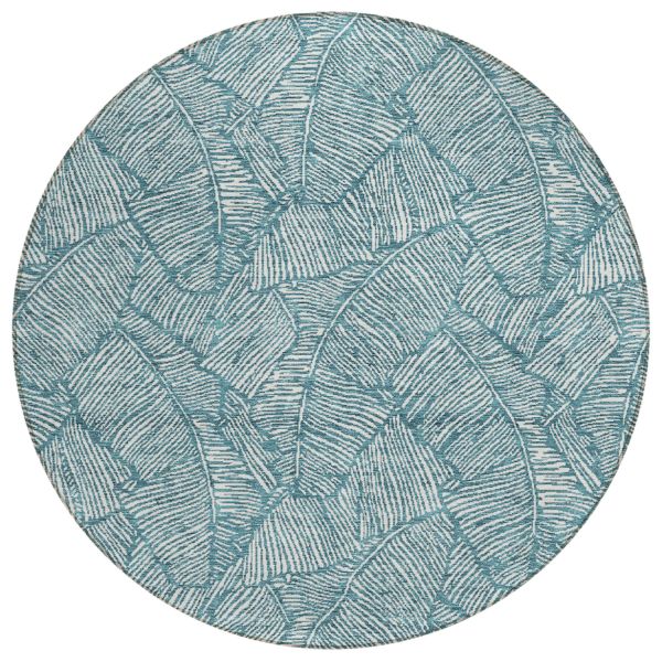 Addison Rugs Chantille Teal 8'0" x 8'0" Round