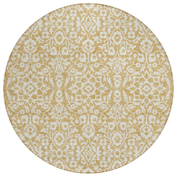 Addison Rugs Chantille Gold 8'0" x 8'0" Round