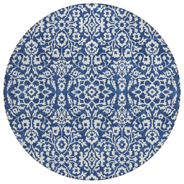 Addison Rugs Chantille Navy 8'0" x 8'0" Round
