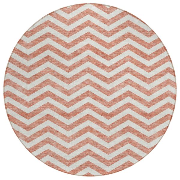 Addison Rugs Chantille Salmon 8'0" x 8'0" Round