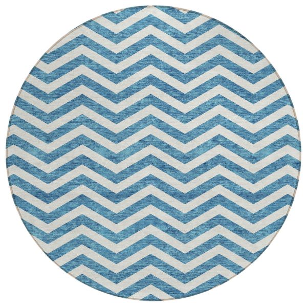 Addison Rugs Chantille Teal 8'0" x 8'0" Round