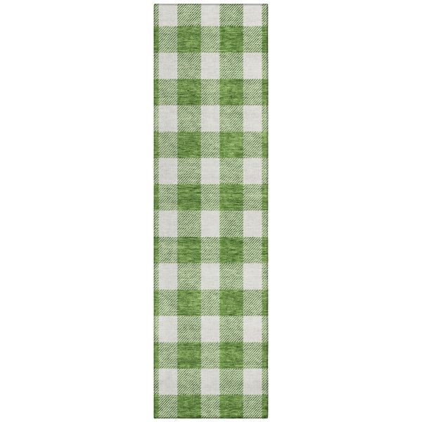 Addison Rugs Chantille Green 2'3" x 7'6" Runner