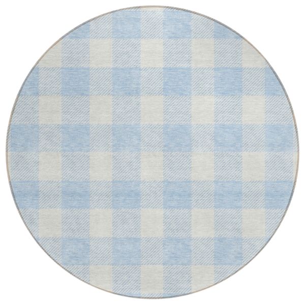 Addison Rugs Chantille Sky 8'0" x 8'0" Round