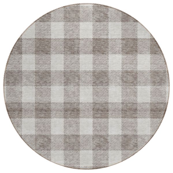 Addison Rugs Chantille Taupe 8'0" x 8'0" Round