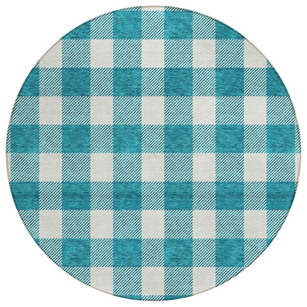 Addison Rugs Chantille Teal 8'0" x 8'0" Round