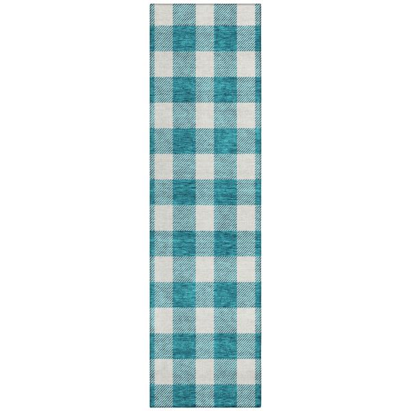 Addison Rugs Chantille Teal 2'3" x 7'6" Runner