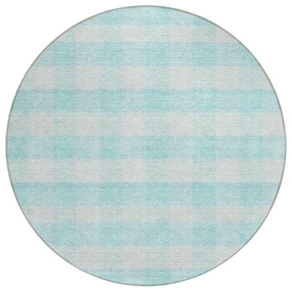 Addison Rugs Chantille Aqua 8'0" x 8'0" Round