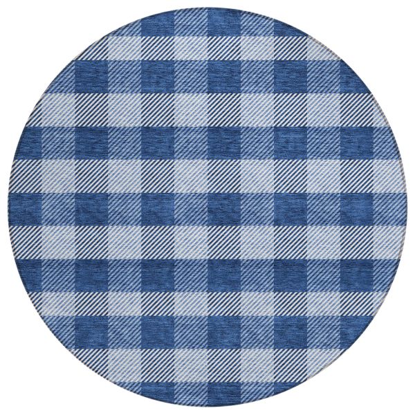 Addison Rugs Chantille Navy 8'0" x 8'0" Round