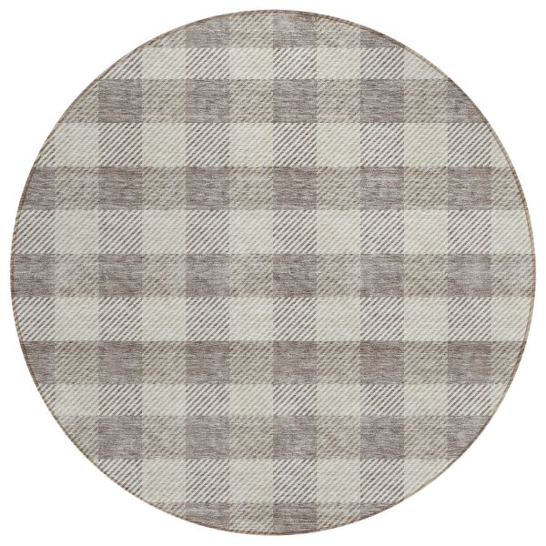 Addison Rugs Chantille Taupe 8'0" x 8'0" Round