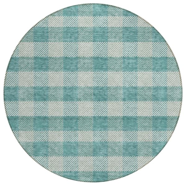 Addison Rugs Chantille Teal 8'0" x 8'0" Round