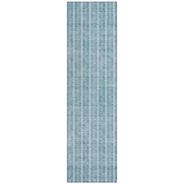 Addison Rugs Chantille Teal 2'3" x 7'6" Runner