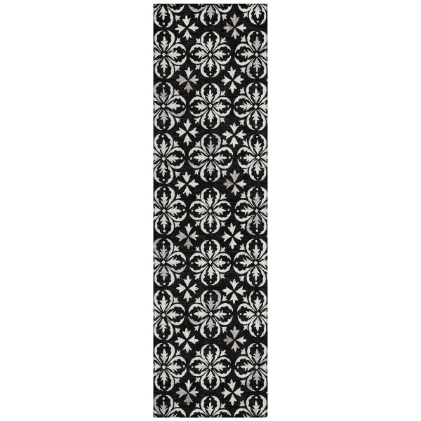 Addison Rugs Chantille Black 2'3" x 7'6" Runner