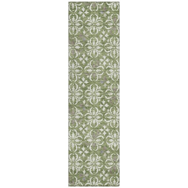 Addison Rugs Chantille Green 2'3" x 7'6" Runner